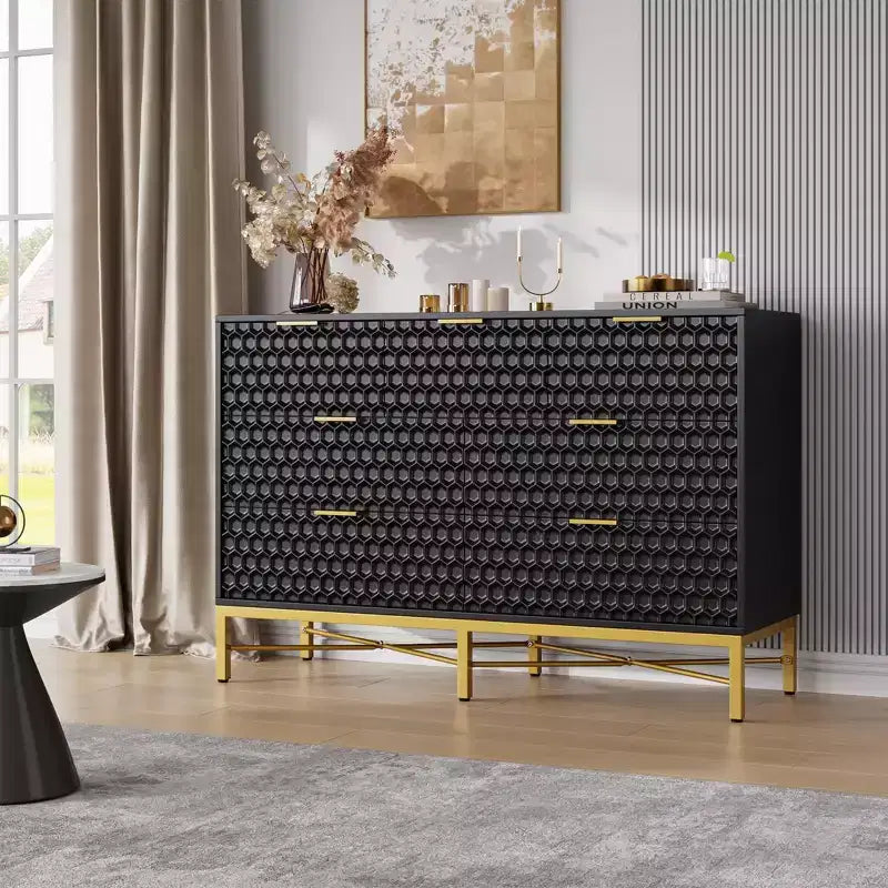 7 Drawer Dresser for Bedroom, Simply Modern Chest of Drawers for Closet with Wide Top, Tall Wooden Dresser