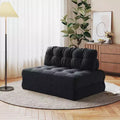 Folding Sofa Bed, Futon Sofa Bed, Floor Folding Couch for Living Room, Convertible Sleeper Chair with Pillow Foldable Mattress Back Support