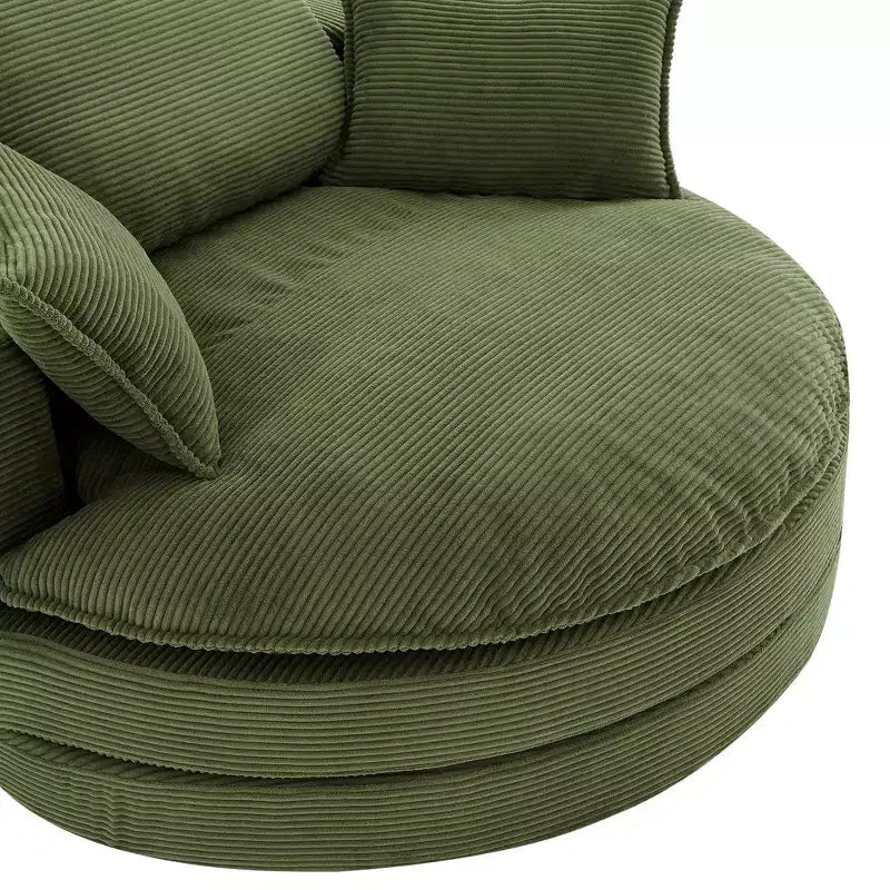 Fauteuil pivotant à 360° avec coussin double épaisseur