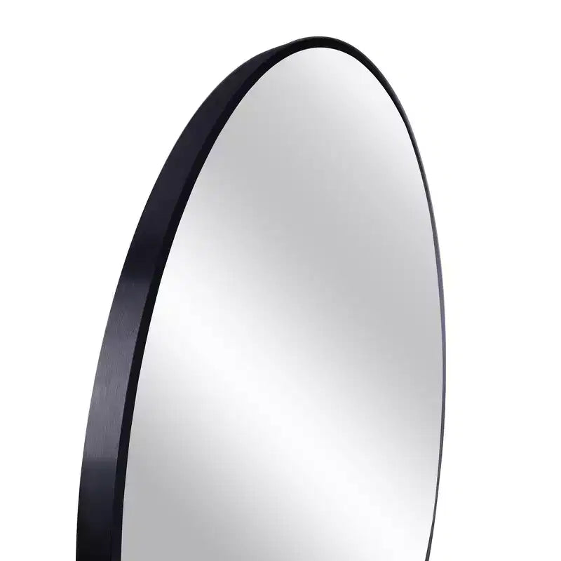 Miroir mural de salle de bain rond de 42 pouces, verre HD premium, cadre en aluminium antirouille
