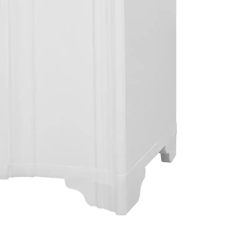 Buffet sophistiqué, meuble de rangement avec 4 portes linéaires complexes, meuble de bar à café pour salle à manger, salon, entrée