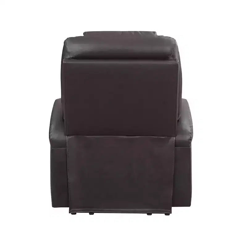 Canapé inclinable électrique Evander Leather Aire marron