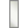 Framed Bathroom Vanity Wall Mirror Brushed Nickel - Amanti Art
